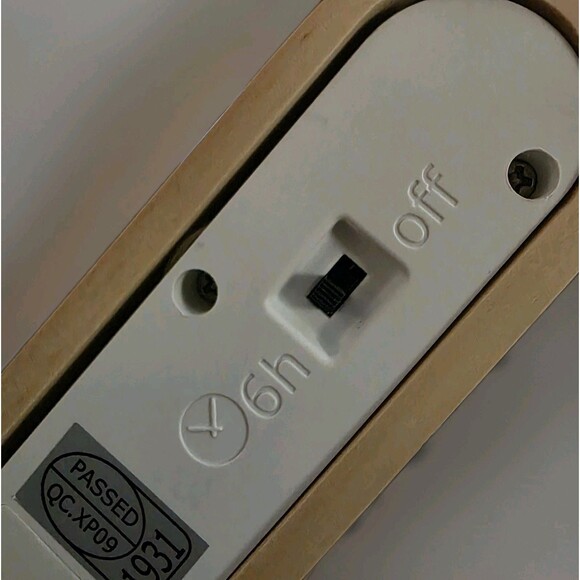 IKEA STRALA Christmas 5 White Candle Lights Wooden Base Battery Operated Lamp - Picture 5 of 13